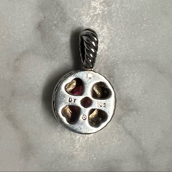 David Yurman Pink Tourmaline Petite Cerise Pendant 🖤 - Picture 3 of 4